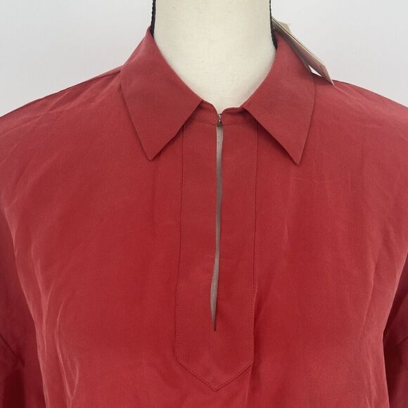 Rebecca Taylor Silk Long Sleeve Pull On‎ Top Blouse NWT $325 Size Small - Picture 5 of 13